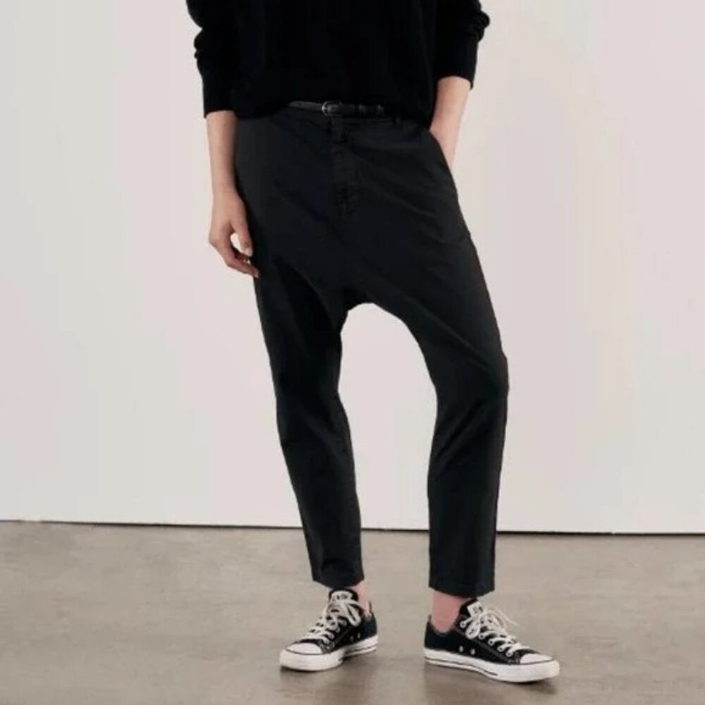 Nili Lotan Womens Paris Pants in Jet Black Size 4